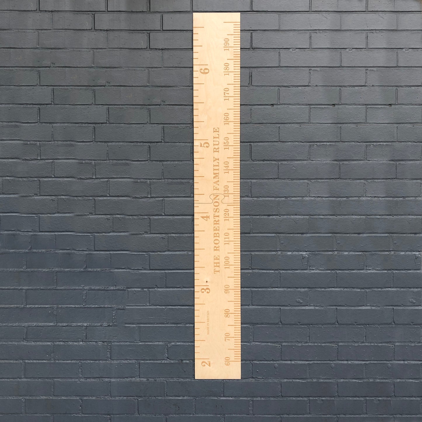 Ply On The Wall! Kids Height Chart, Wooden Height Chart, Personalised Laser Engraved Growth Chart Birch Ply
