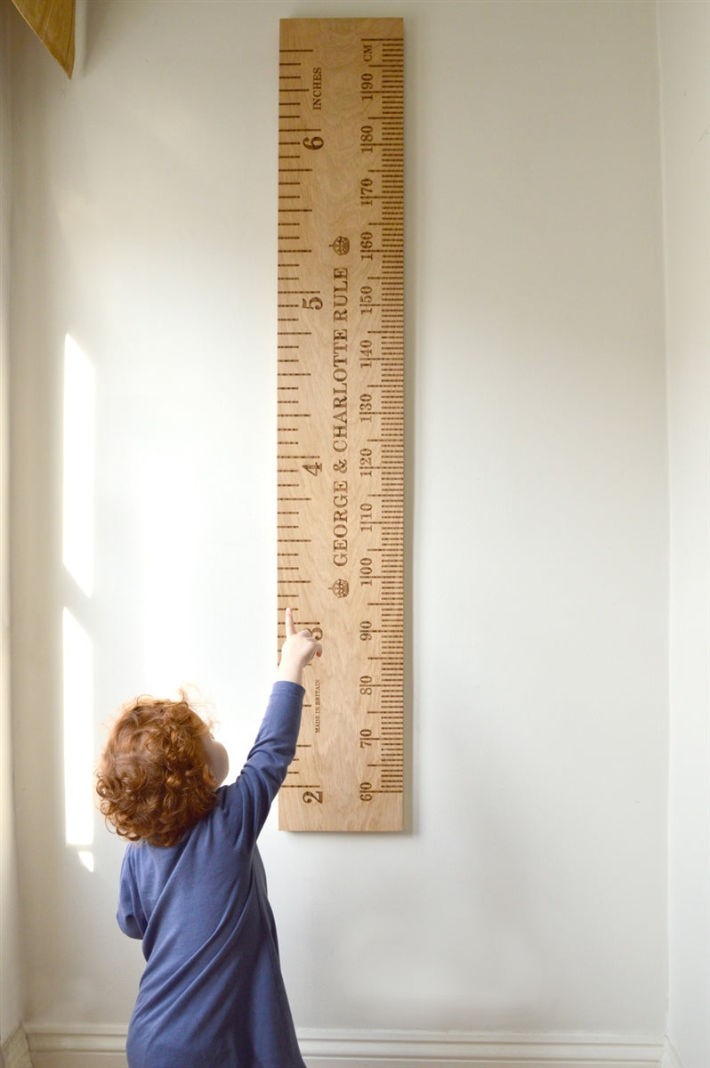 Shorty Oak Kids School Ruler