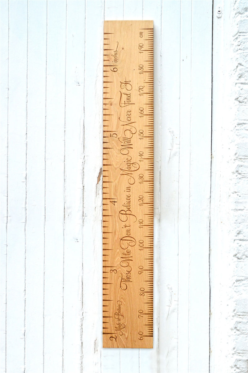 Shorty Oak Kids School Ruler