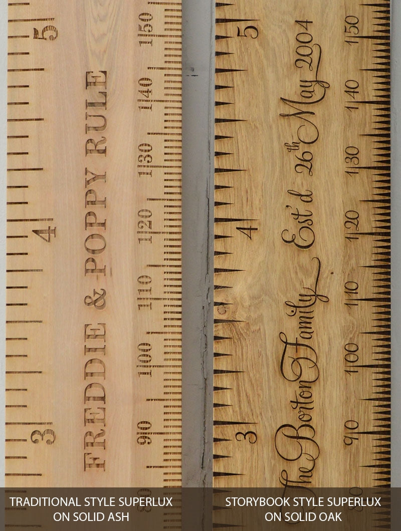 Shorty Oak Kids School Ruler