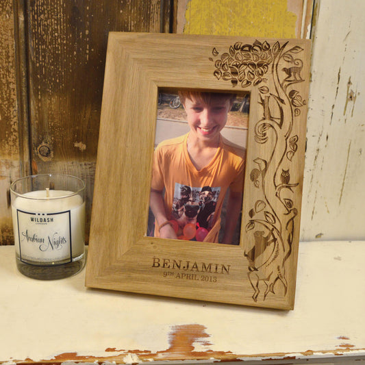 4"x6" Oak Photo Frame