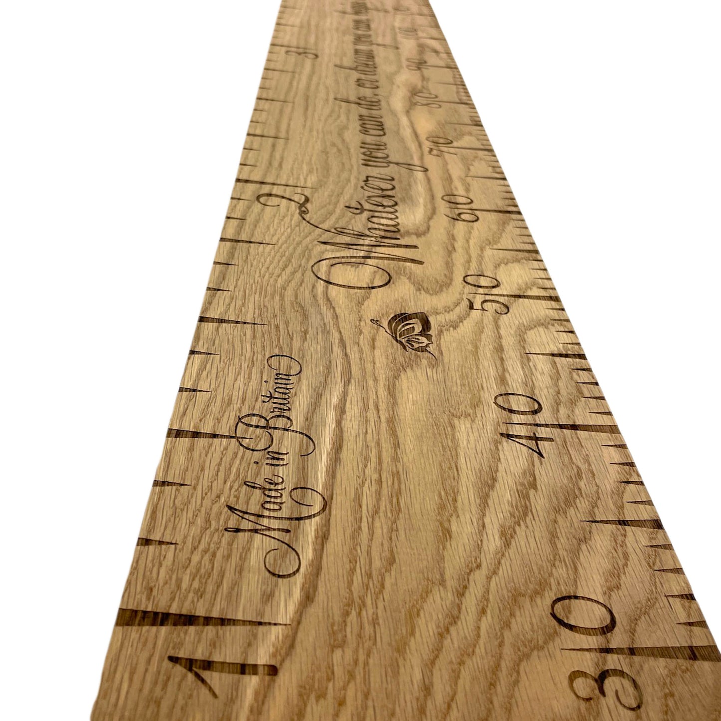 The Little Character | Solid Oak Height Chart