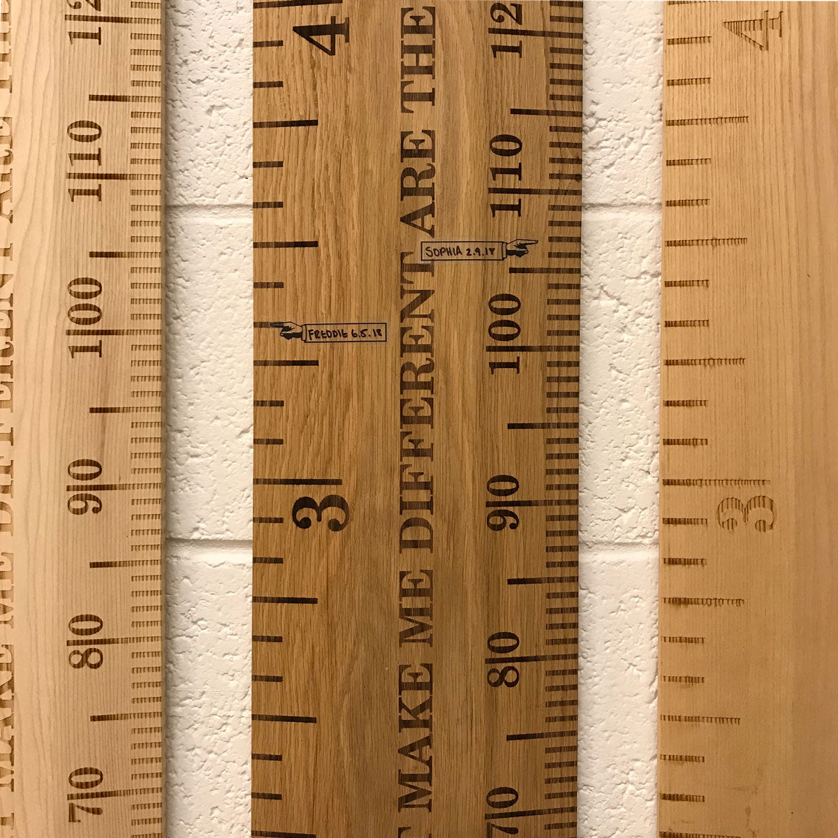 Height Markers for Height Chart ~ Victorian Hand Pointer Black