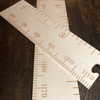 Ply On The Wall! Kids Height Chart, Wooden Height Chart, Personalised Laser Engraved Growth Chart Birch Ply