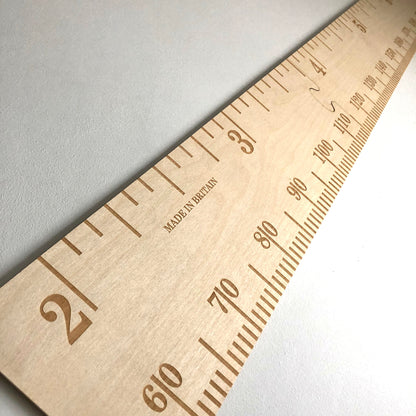 Ply On The Wall! Kids Height Chart, Wooden Height Chart, Personalised Laser Engraved Growth Chart Birch Ply