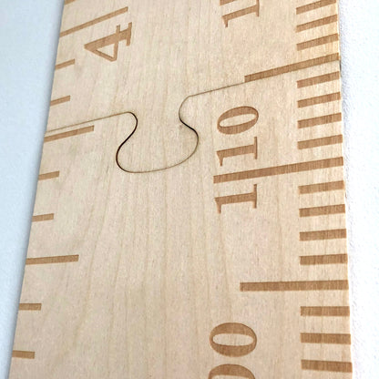 Ply On The Wall! Kids Height Chart, Wooden Height Chart, Personalised Laser Engraved Growth Chart Birch Ply