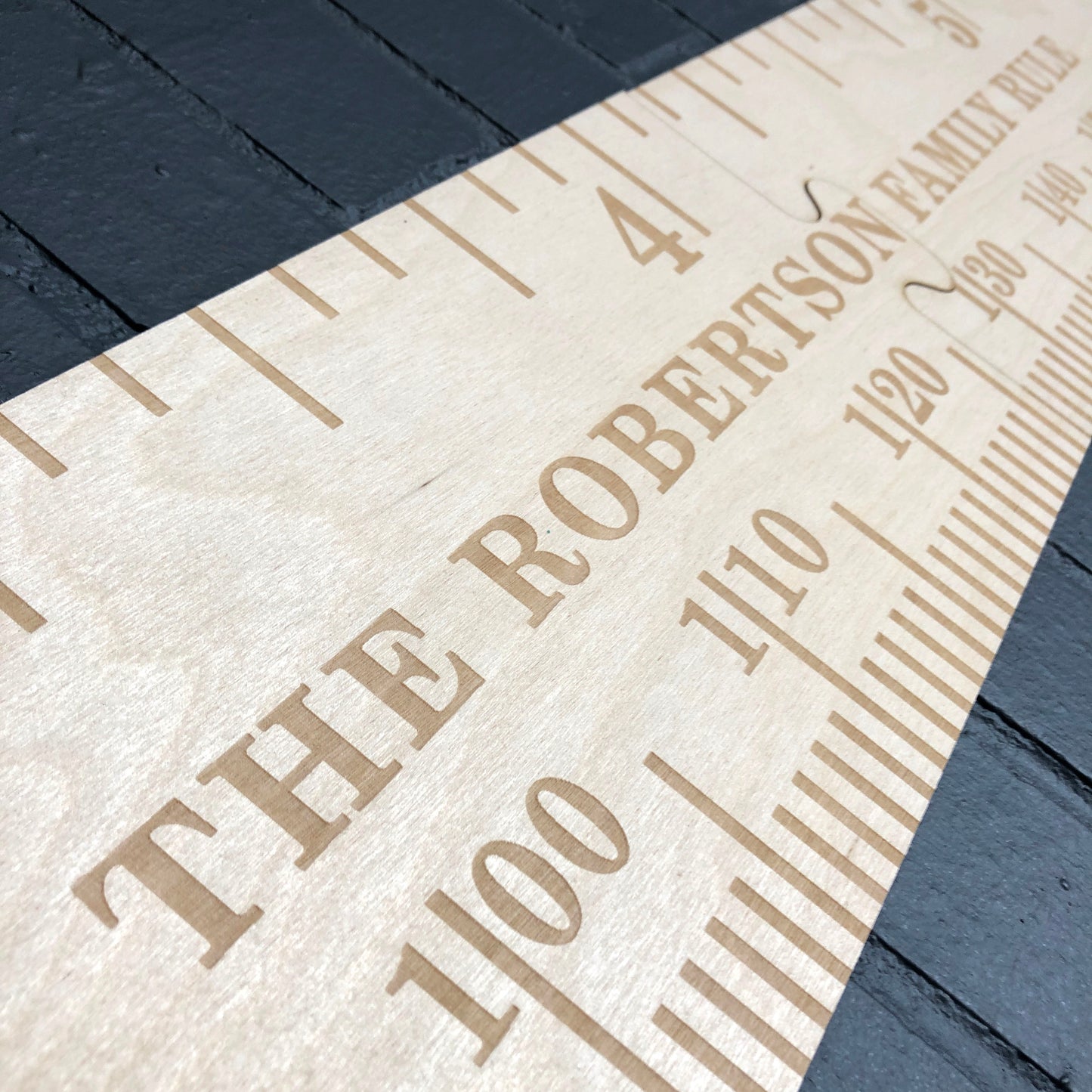 Ply On The Wall! Kids Height Chart, Wooden Height Chart, Personalised Laser Engraved Growth Chart Birch Ply