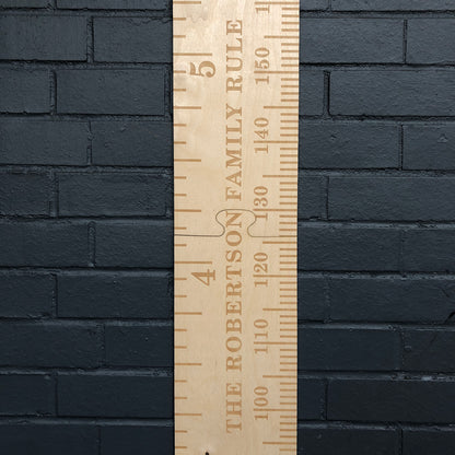 Ply On The Wall! Kids Height Chart, Wooden Height Chart, Personalised Laser Engraved Growth Chart Birch Ply