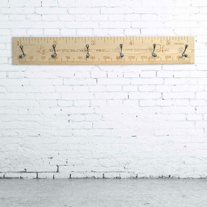 150cm Personalised Engraved Wooden Coat Rack