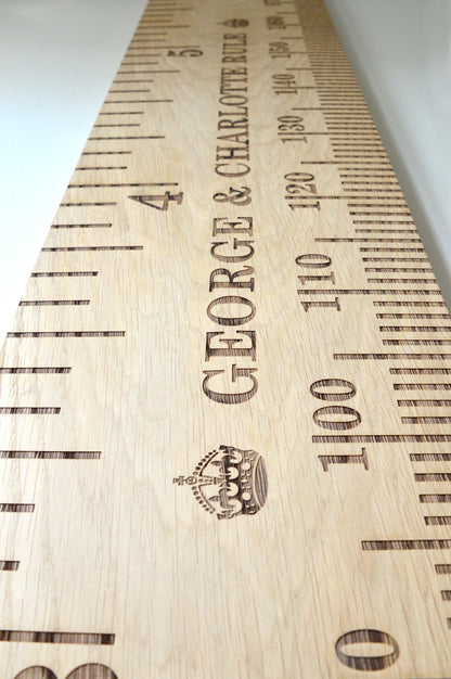 StraightUp Oak Kids School Ruler