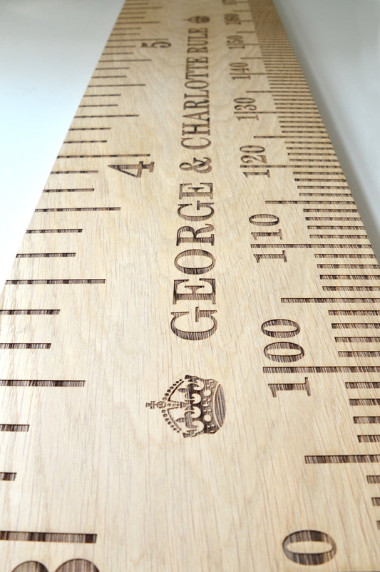 StraightUp Oak Kids School Ruler